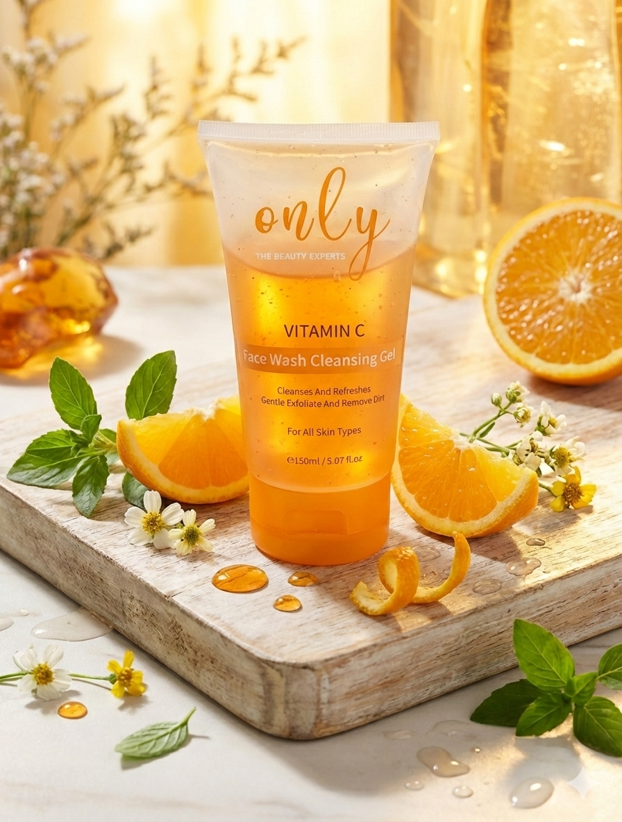 ONLY THE BEAUTY EXPERTS VITAMIN C FACE WASH CLEANSING GEL (150ml)