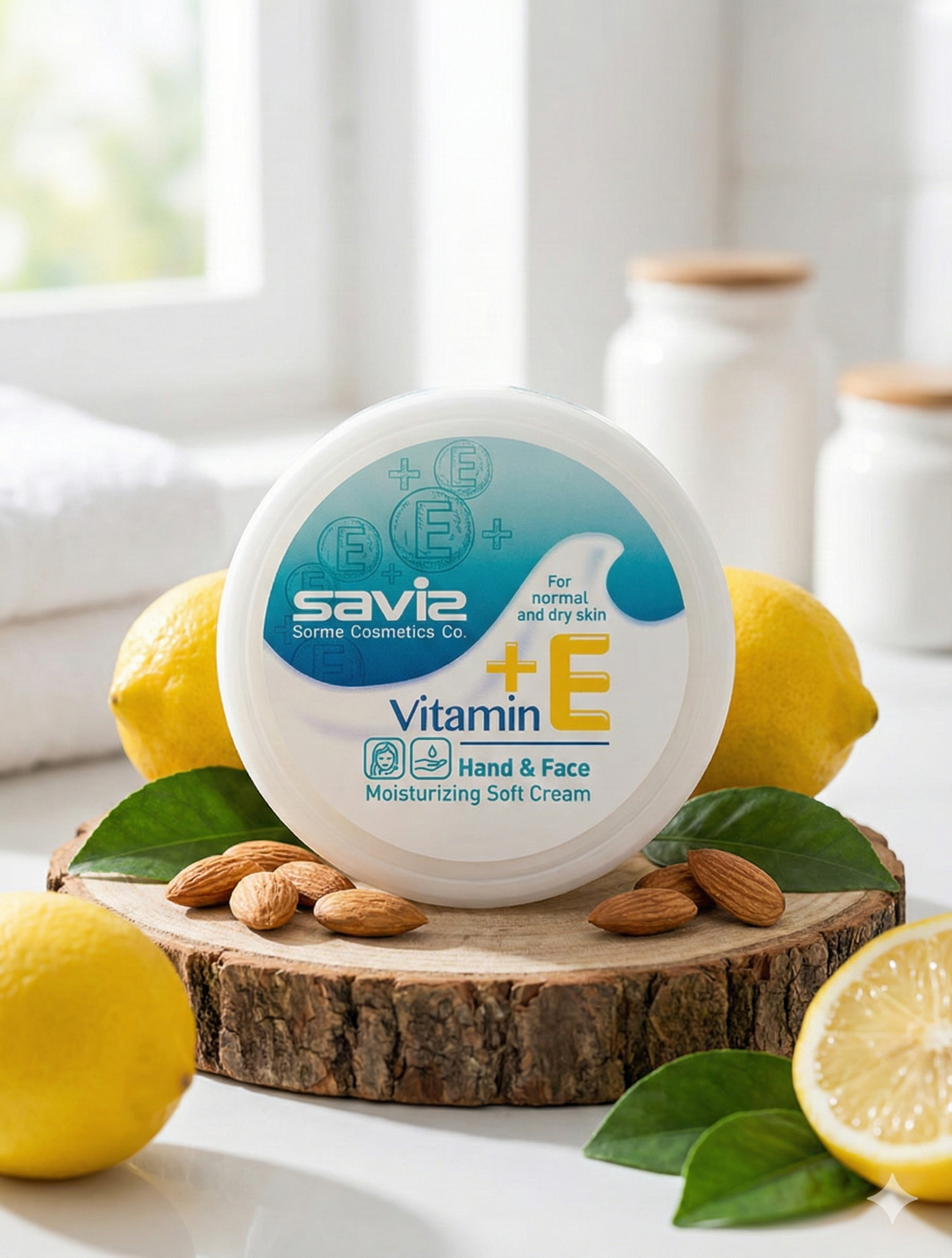 SAVIS VITAMIN E FACE&HAND CREAM LARGE SIZE (250ml)