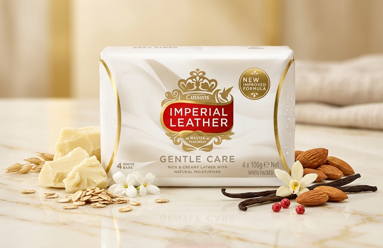IMPERIAL LEATHER SOAP 4-PACK BUNDLE - 100Gr