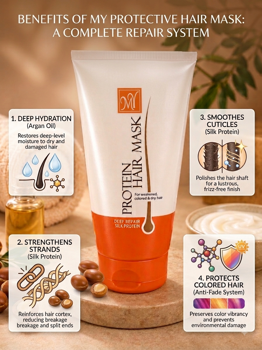 MY PROTEIN HAIR MASK, Deep Repair,Jojoba Oil - 150ml