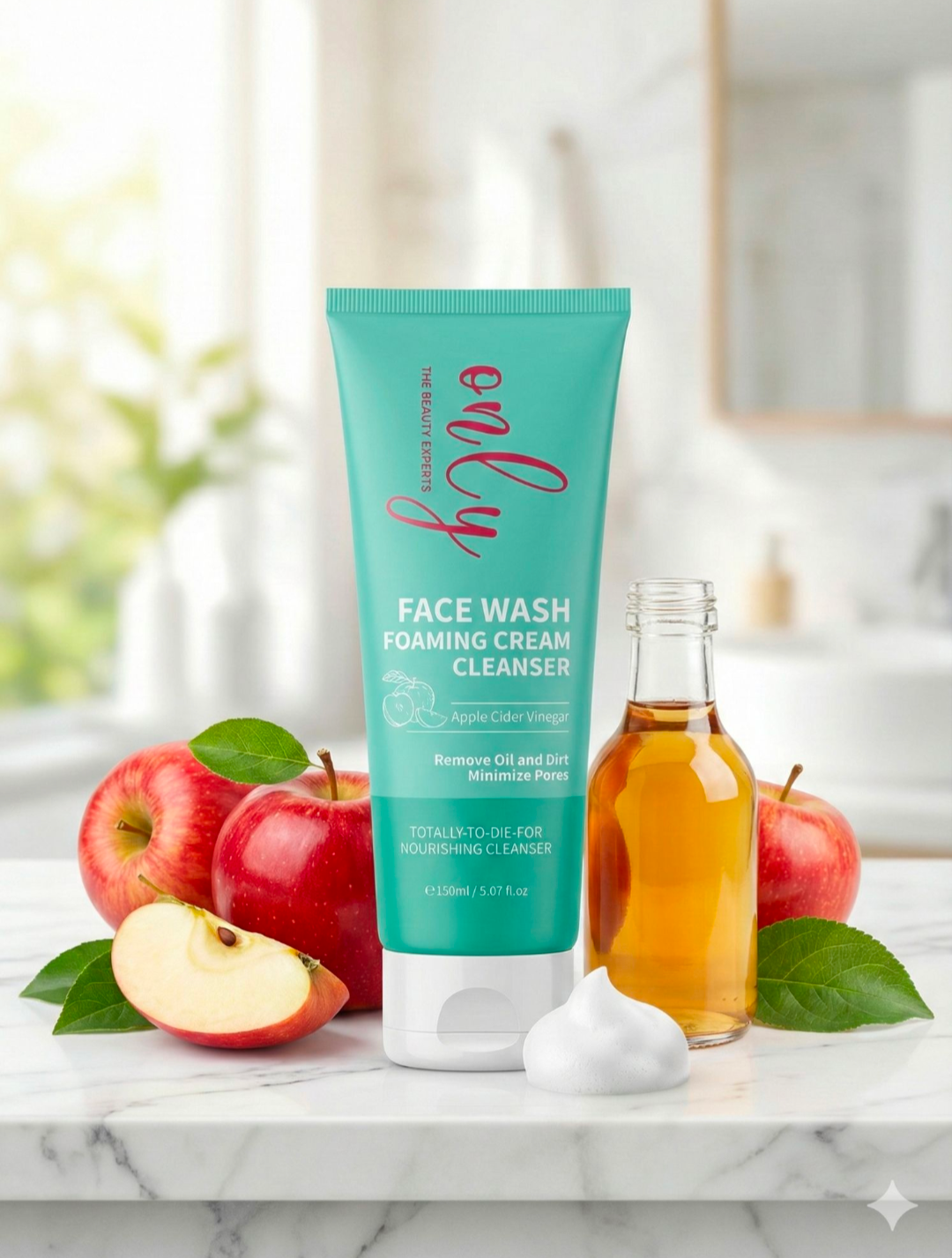 ONLY THE BEAUTY EXPERTS FACEWASH FOAMING CREAM CLEANSER (150ml)