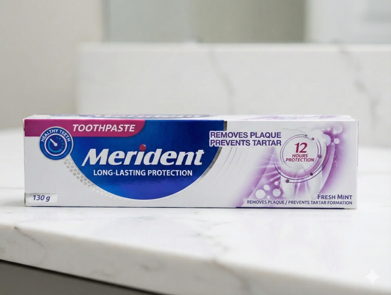 MERIDANT LONG LASTING PROTECTION TOOTHPASTE (130gr) - noorzafat.com