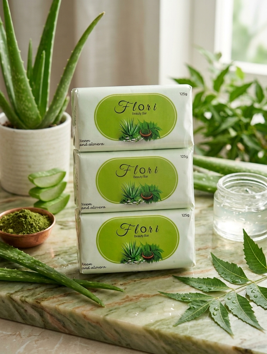 FLORI BEAUTY SOAP 6-PACK BUNDLE - 125GR