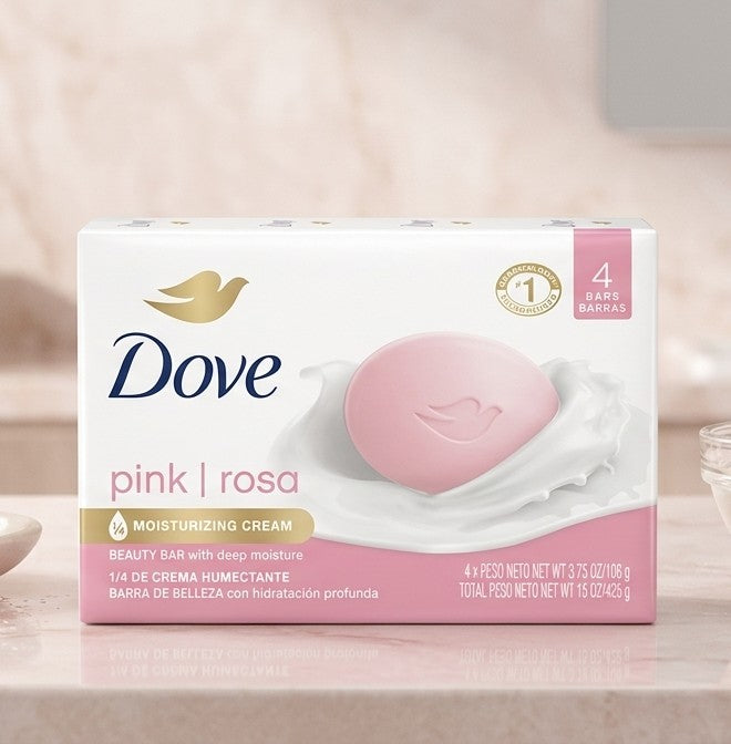DOVE SOAP - 4 PACK BUNDLE - 106GR - 100% ORIGINAL PRODUCT
