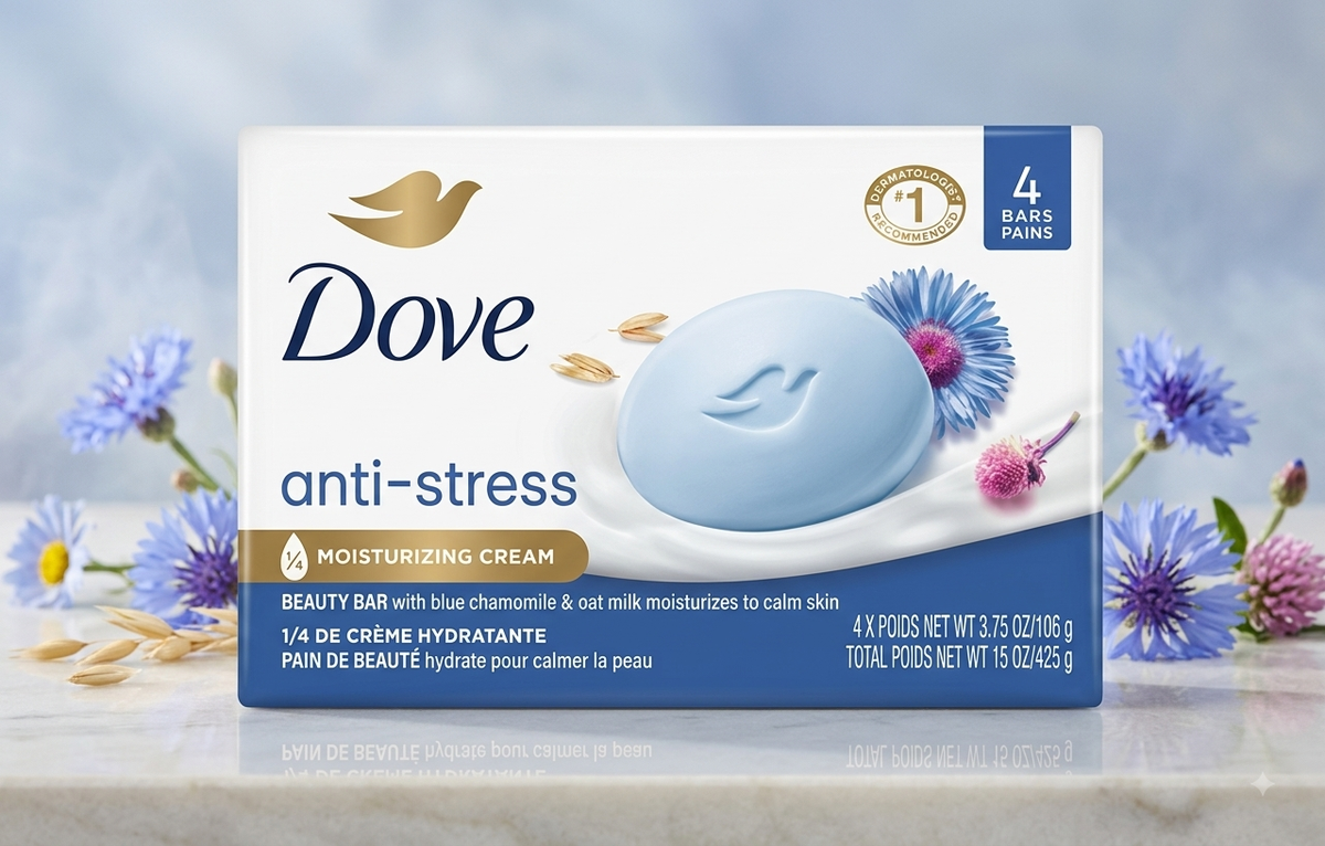 DOVE SOAP - 4 PACK BUNDLE - 106GR - 100% ORIGINAL PRODUCT