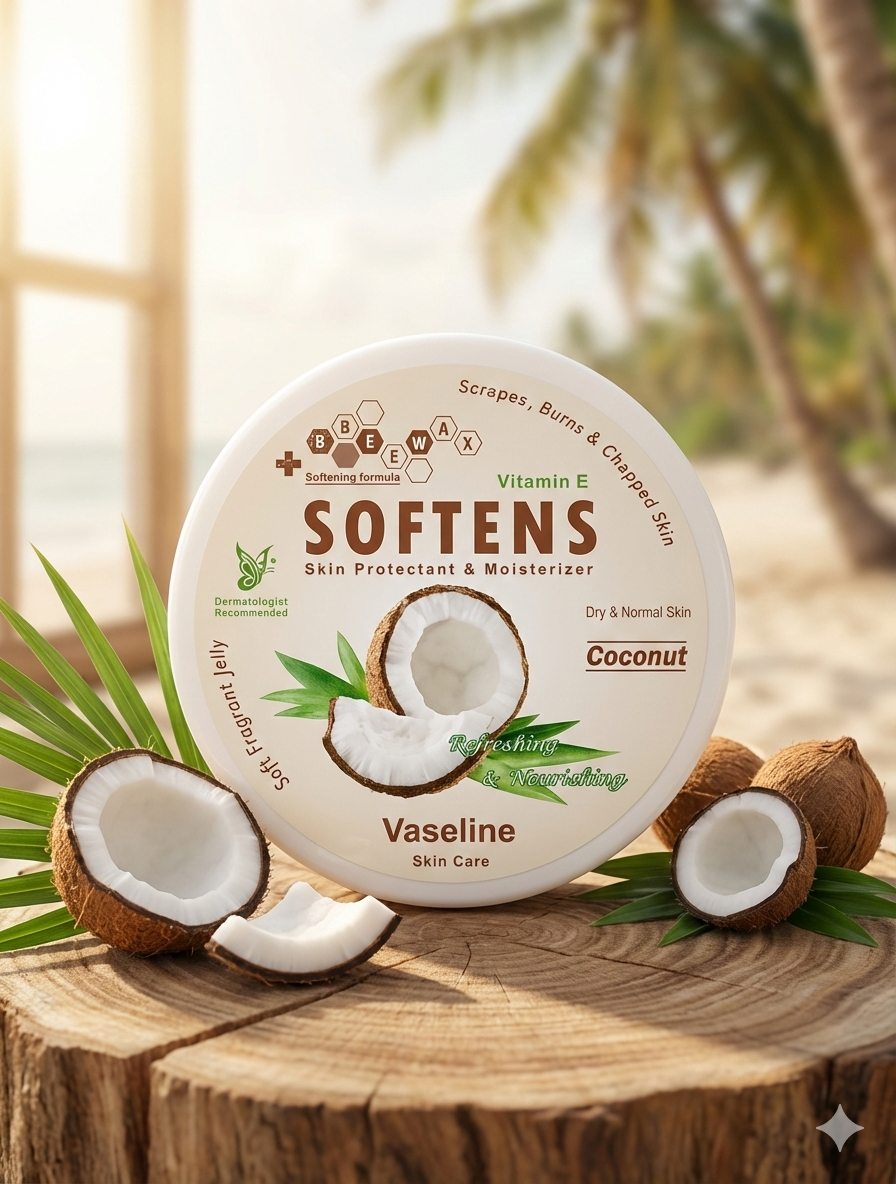 SOFTENS VITAMIN E VASELINE (200ml)