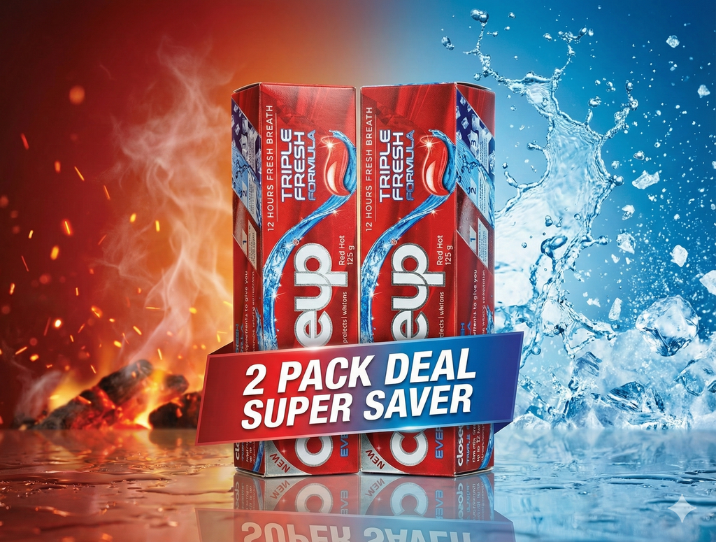 CLOSEUP TOOTHPASTE COMBO PACK (130gr)