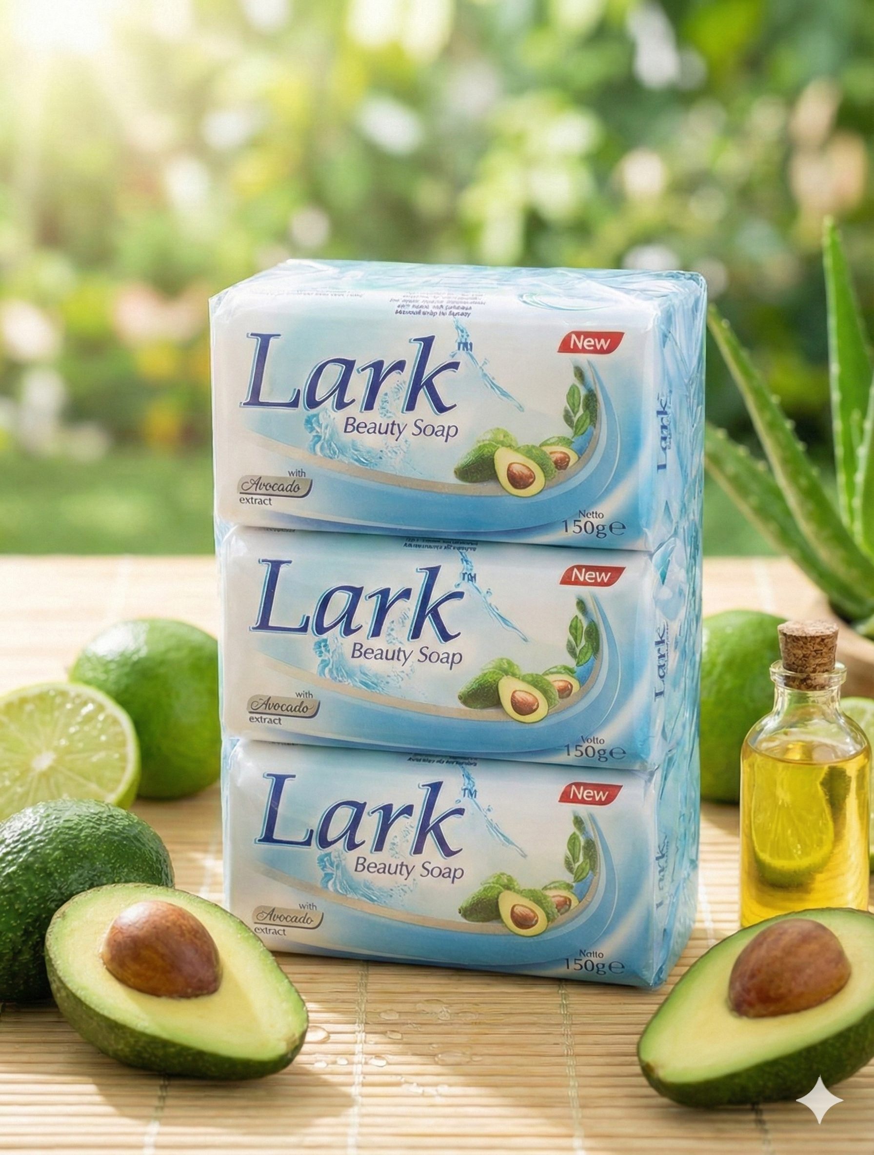 LARK BEAUTY SOAP 6-PACK BUNDLE (150gr)