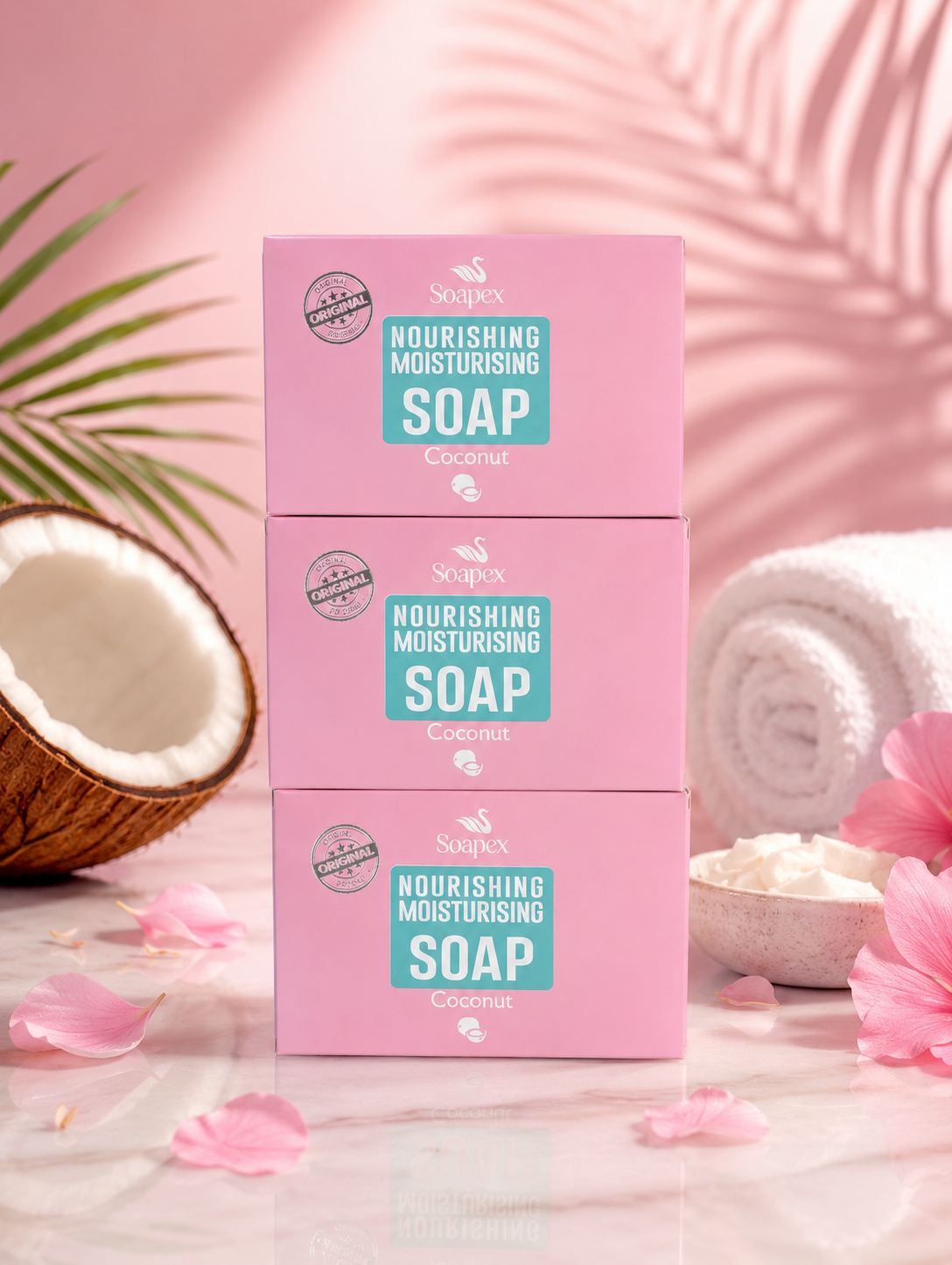 SOAPEX NOURISHING MOISTURIZING SOAP 6-PACK BUNDLE - 110GR