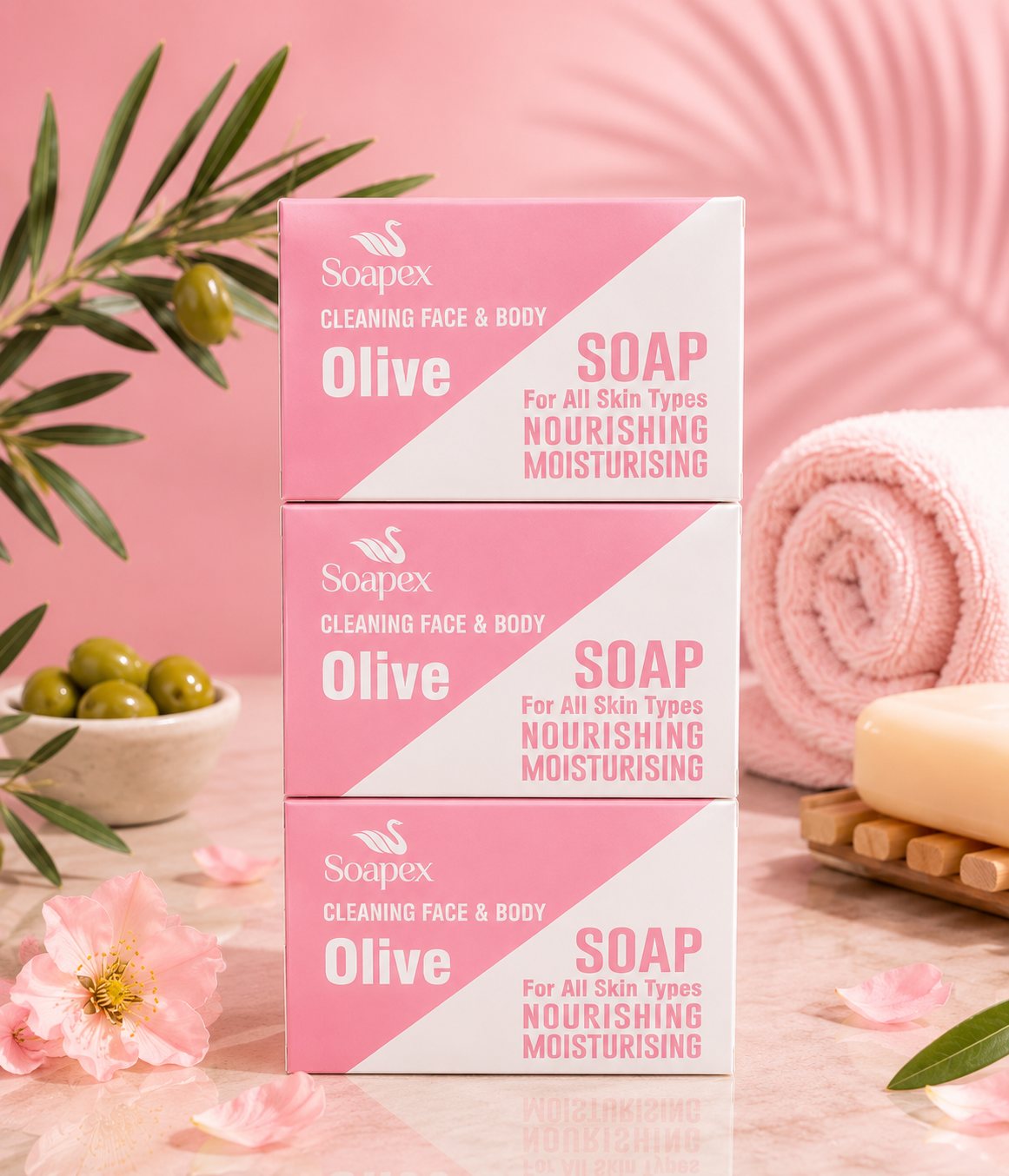 SOAPEX NOURISHING MOISTURIZING SOAP 6-PACK BUNDLE - 110GR