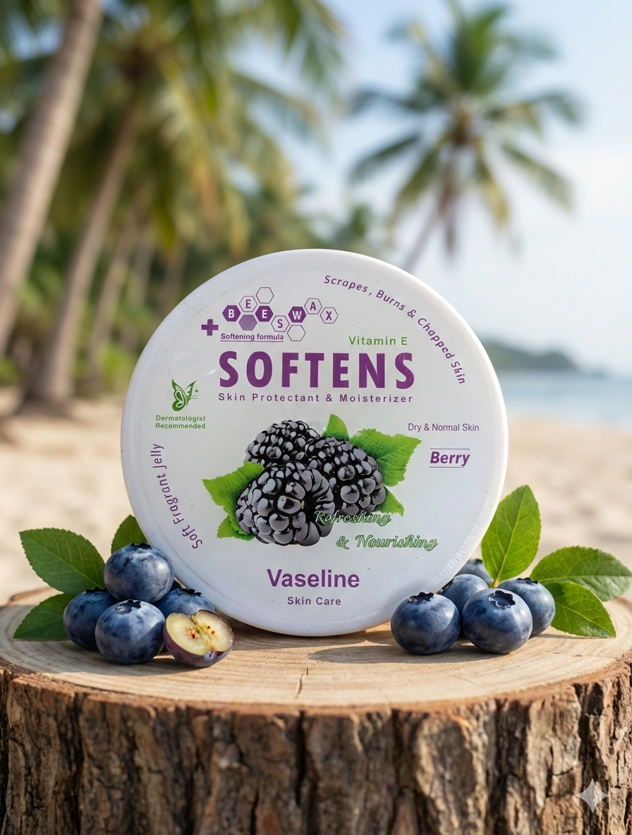 SOFTENS VITAMIN E VASELINE (200ml)