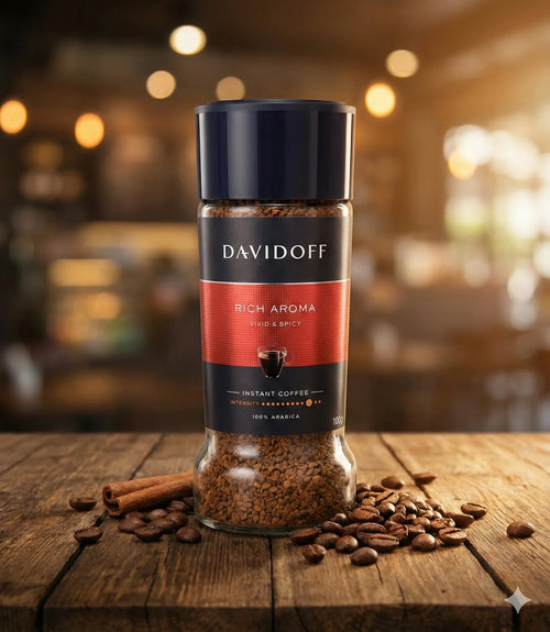 DAVIDOFF RICH AROMA VIVID & SPICY INSTANT COFFEE (100g) - noorzafat.com
