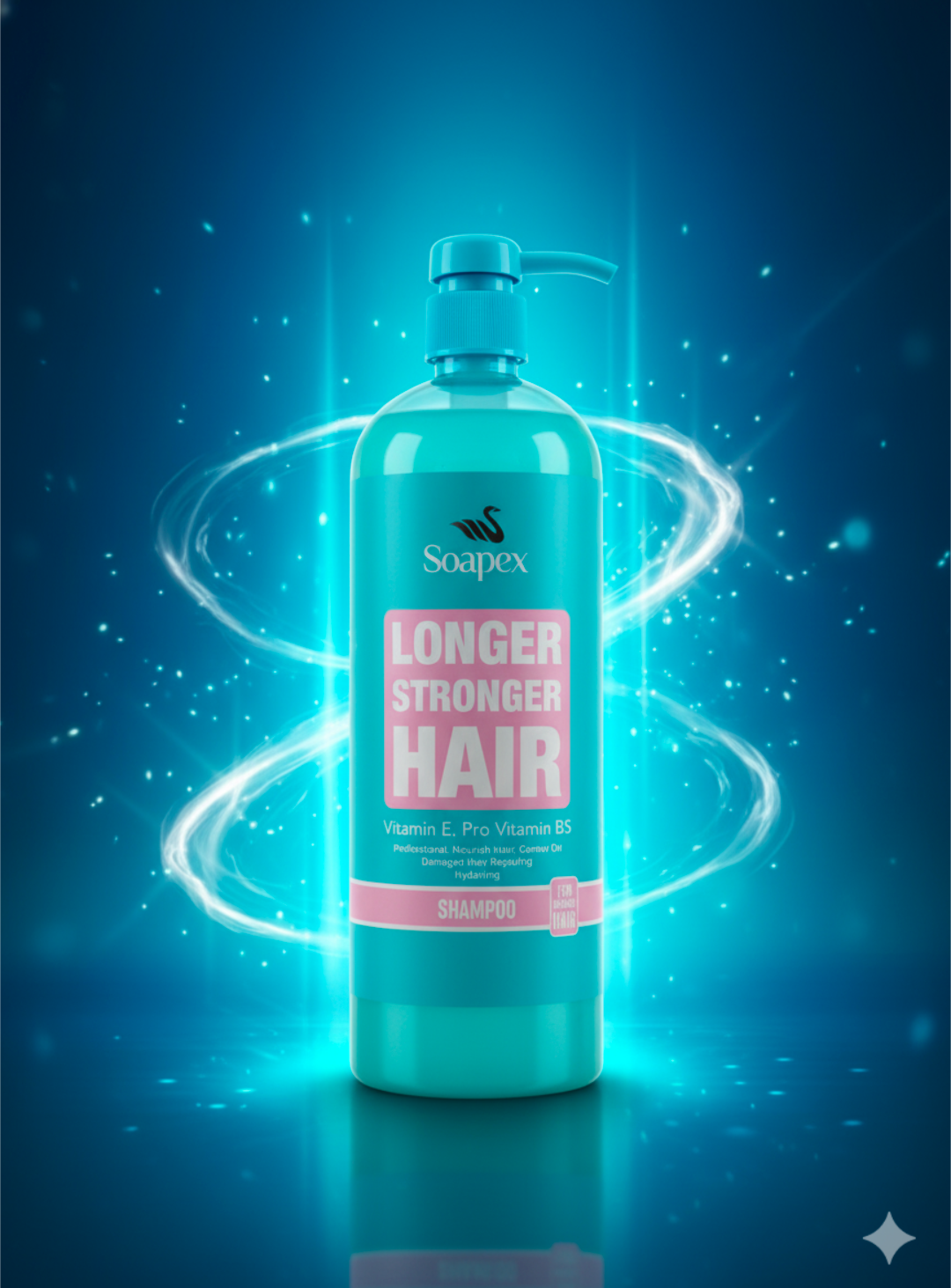SOAPEX LONGER STRONGER HAIR SHAMPOO (800ml)