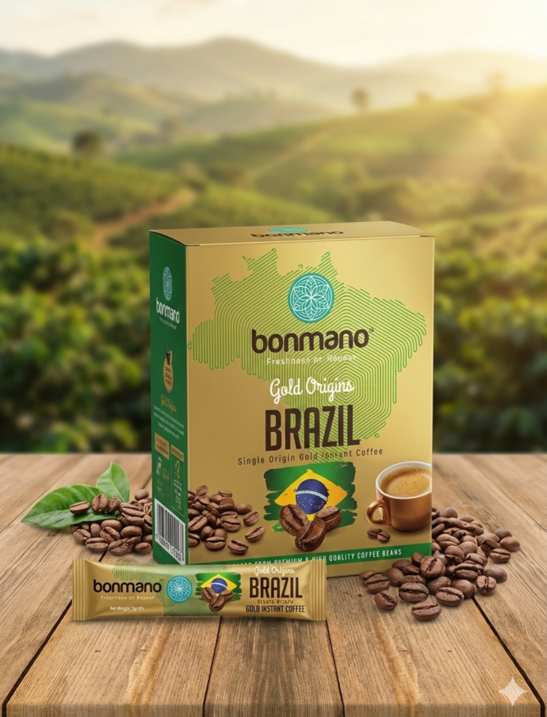 BONMANO GOLD COFFEE (24 SACHETS)