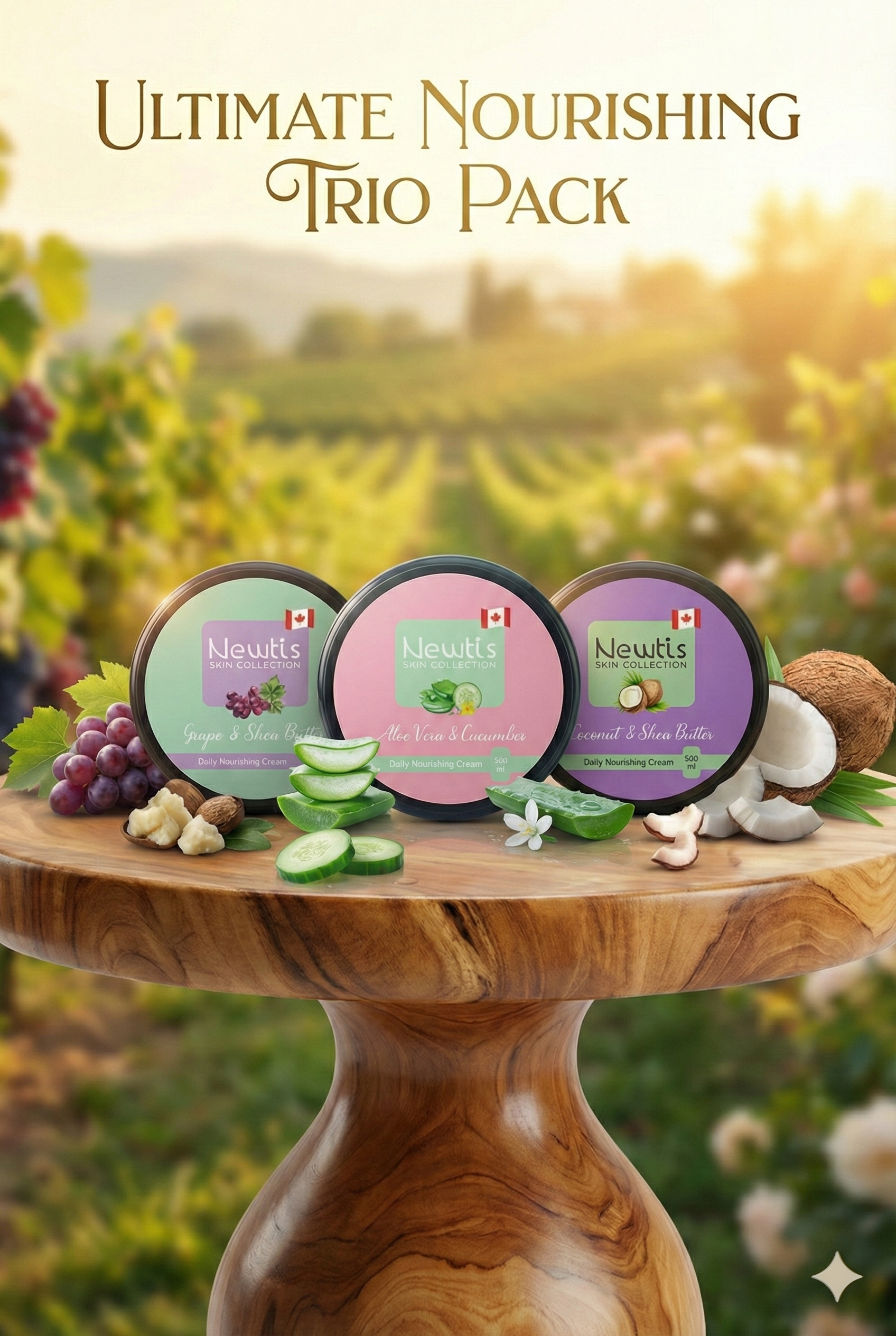 NEWTIS DAILY NOURISHING CREAM TRIO-PACK (200ml)