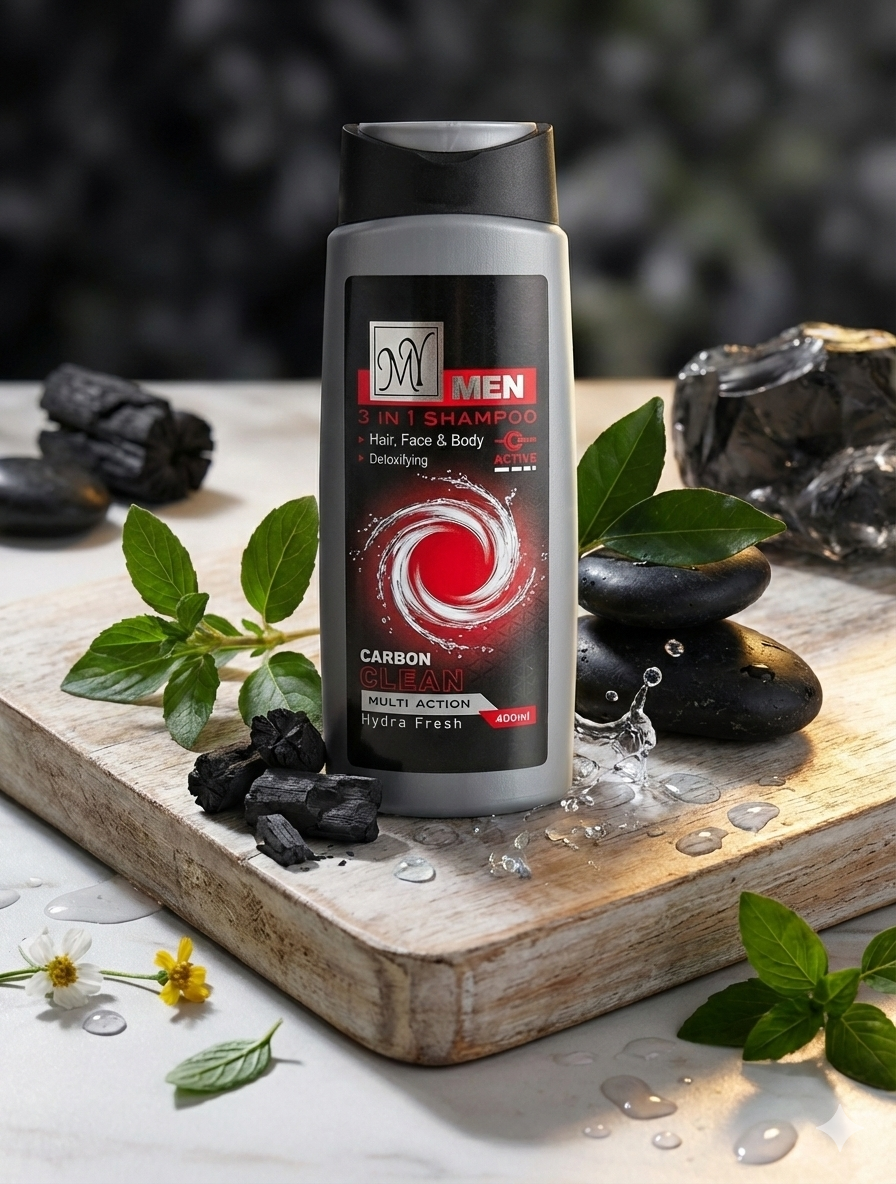 MY MEN  HAIR,FACE & BODY 3 IN 1 SHAMPOO