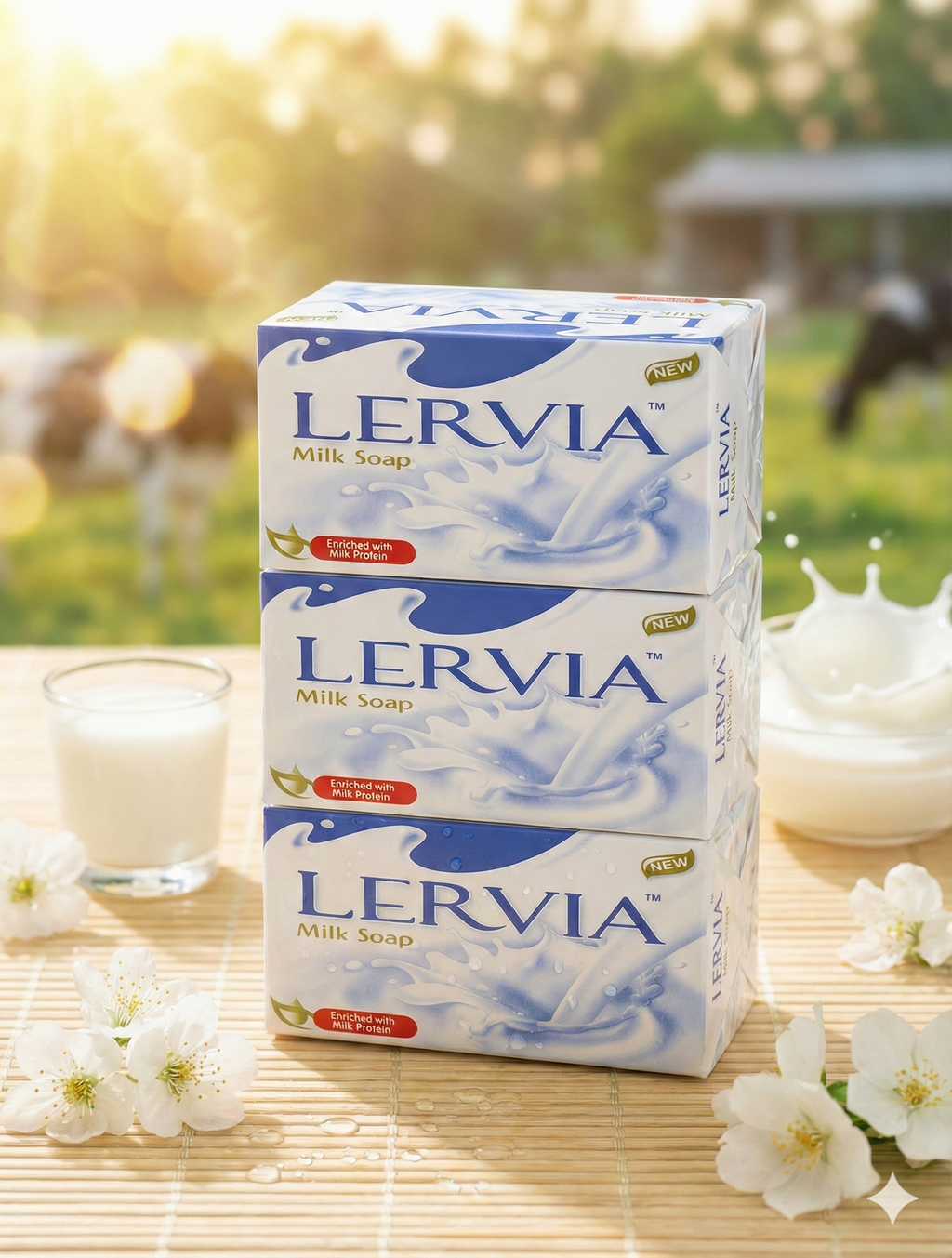 LERVIA SOAP 7-PACK BUNDLE (100gr) - noorzafat.com